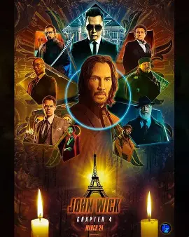 John Wick: Chapter 4 - Action, Thriller movie poster