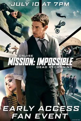 Mission: Impossible – Dead Reckoning Part One - Action, Adventure, Thriller movie poster