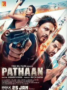Pathaan - Action, Thriller movie poster