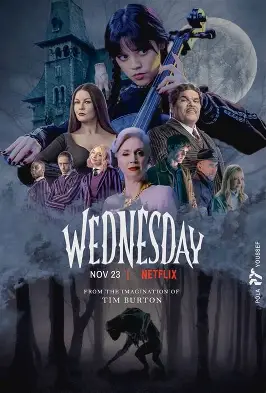 Wednesday − Season 1 - Mystery, Comedy, Supernatural tv-show poster