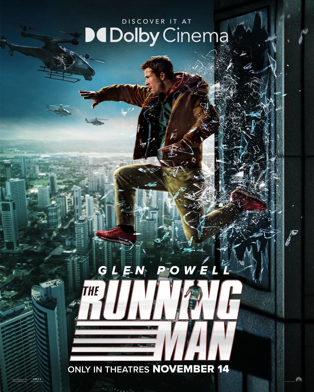 The Running Man - Science Fiction, Action, Thriller movie poster