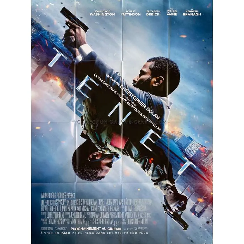 Tenet - Action, Sci-Fi, Thriller movie poster